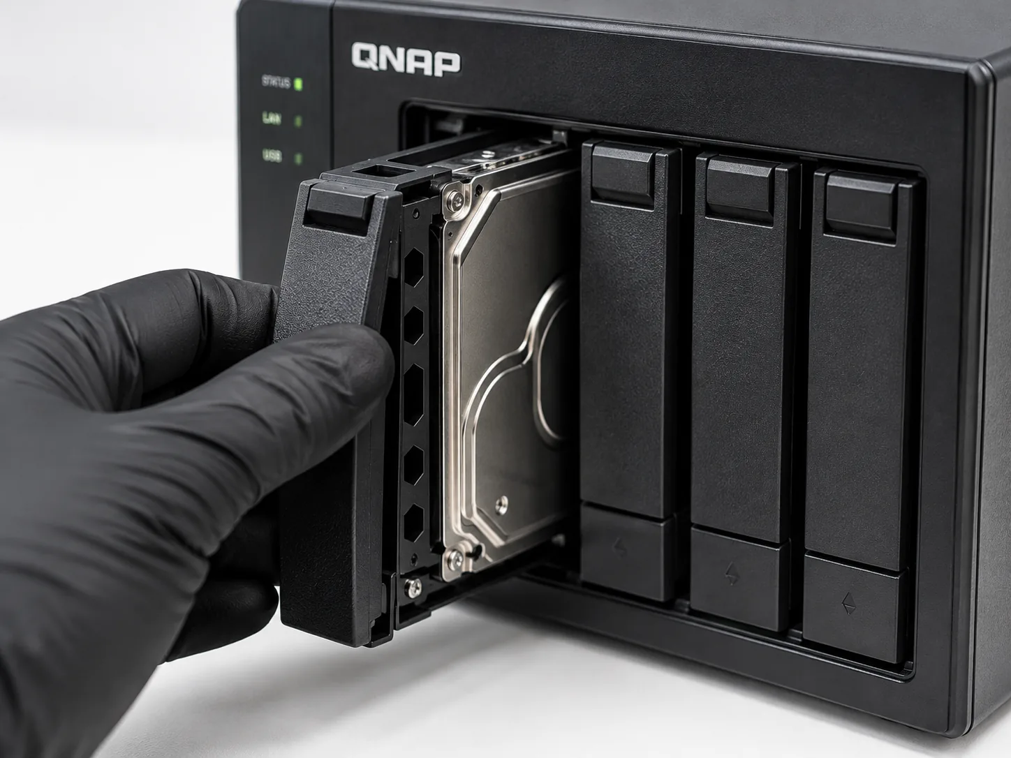 Multi-bay NAS drives prepared for Synology and QNAP data recovery
