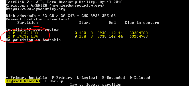 Two Partitions