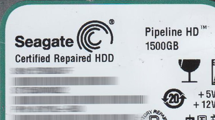 Refurbished Repaired Hard Drive