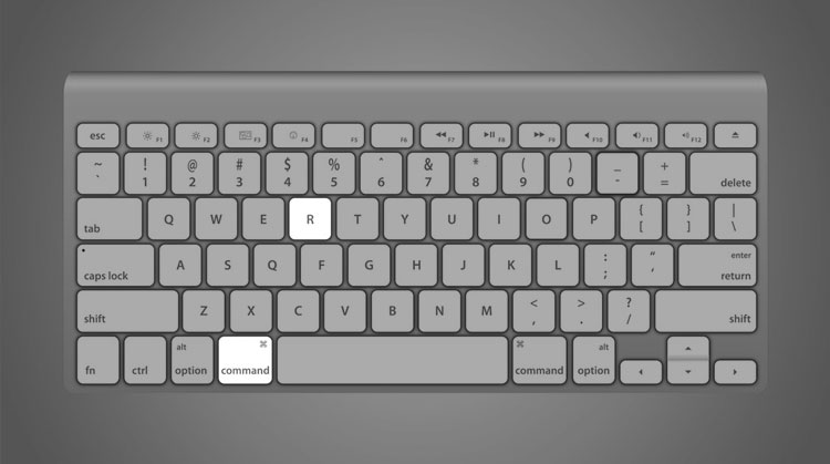 how to eject mac external drives from keyboard
