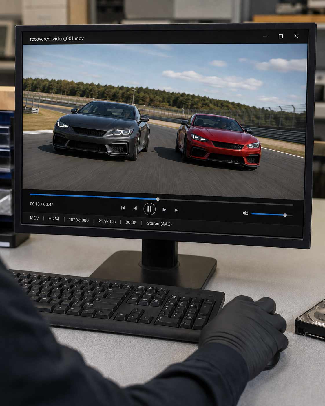 Recovered video and media files being validated after fragmented file reconstruction